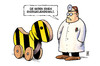 Cartoon: Energiewendehals (small) by Harm Bengen tagged energiewendehals,energie,wendehals,wende,hals,tigerente,bundesregierung,koalition,atom,atomkraft,kernkraft,ausstieg,akw,arzt,doktor,diagnose,cdu,fdp