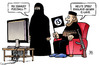 Cartoon: England vs. IS-Land (small) by Harm Bengen tagged is,terror,islamisten,land,island,england,fussball,europameisterschaft,em,harm,bengen,cartoon,karikatur