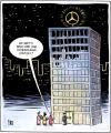 Cartoon: Entbindungsstation (small) by Harm Bengen tagged entbindungsstation,mercedes,daimler,stern,pförtner,maria,bibel,religion,könige,könig,weihnachten,bethlehem,christus,jesus,krippe,joseph