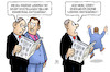 Cartoon: Entschädigung (small) by Harm Bengen tagged dieselfahrer,dieselskandal,abgasskandal,milliardenbetrag,entschädigung,energiekonzerne,atomenergie,energiewende,freude,harm,bengen,cartoon,karikatur