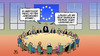 Cartoon: Entscheidung vertagt (small) by Harm Bengen tagged griechischer,abend,wiederholen,europa,sondergipfel,grexit,troika,institutionen,eu,ezb,iwf,griechenland,pleite,schulden,harm,bengen,cartoon,karikatur