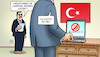 Cartoon: Erdogan und Wikipedia (small) by Harm Bengen tagged erdogan,türkei,wikipedia,sperrung,zensur,internet,computer,laptop,wissen,harm,bengen,cartoon,karikatur