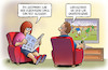 Cartoon: ESC und Fussball (small) by Harm Bengen tagged esc,fussball,eurovision,song,contest,bundesliga,abstieg,unabsteigbar,tv,harm,bengen,cartoon,karikatur