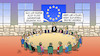 Cartoon: EU-Ausbildungsmission (small) by Harm Bengen tagged eu,ausbildungsmission,gipfel,europa,ukrainische,soldaten,stahlhelme,helme,sandsäcke,kriegspartei,krieg,ukraine,russland,harm,bengen,cartoon,karikatur