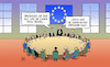 Cartoon: Europa-Gipfel-Vorrunde (small) by Harm Bengen tagged europa,eu,gipfel,vorrunde,merkel,europäische,asylpolitik,fussballweltmeisterschaft,deutschland,wm,weltmeister,ausscheiden,vorrundenaus,harm,bengen,cartoon,karikatur