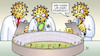 Cartoon: Experiment EM (small) by Harm Bengen tagged ergebnisse,delta,em,fussball,publikum,corona,viren,virus,fahnen,england,deutschland,wembley,stadion,forscher,wissenschaftler,untersuchung,harm,bengen,cartoon,karikatur