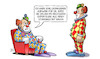 Cartoon: Export-Stimmungstief (small) by Harm Bengen tagged clowns,aufgabe,bozo,deutsche,exporteure,stimmungstief,konjunktur,wirtschaft,harm,bengen,cartoon,karikatur