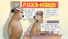 Cartoon: Fake-Konten auf X (small) by Harm Bengen tagged destabilisierung,ampel,fake,nutzerkonten,twitter,russland,bären,computer,helm,internet,krieg,harm,bengen,cartoon,karikatur