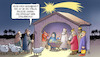 Cartoon: Falsches Signal (small) by Harm Bengen tagged geschenke,falsches,signal,sogwirkung,krippe,stall,weihnachten,hirten,jesus,flüchtlinge,migration,abschottung,heilige,drei,könige,harm,bengen,cartoon,karikatur