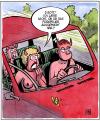 Cartoon: Fegefeuer (small) by Harm Bengen tagged fegefeuer,teufel,satan,luzifer,familie,kind,auto,reisen,urlaub