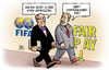 Cartoon: FIFA-Ethik (small) by Harm Bengen tagged ethikkommission,job,fair,play,pay,fifa,fussball,weltverband,blatter,havelange,bestechung,schmiergeld,korruption,untersuchung,deutschland,schweiz,wm,weltmeisterschaft,2006