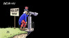 Cartoon: Finanzklippe Deja-vu (small) by Harm Bengen tagged finanzklippe,deja,vu,teaparty,demokraten,republikaner,usa,haushalt,haushaltsstreit,finanzen,obama,uncle,sam,geld,senat,kongress,harm,bengen,cartoon,karikatur