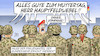 Cartoon: Frauenanteil Bundeswehr (small) by Harm Bengen tagged muttertag,hauptfeldwebel,kompanie,frauenanteil,bundeswehr,spiess,soldaten,harm,bengen,cartoon,karikatur