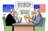 Cartoon: Freihandelsabkommen (small) by Harm Bengen tagged abhoeren,verhandlungen,freihandelsabkommen,freihandelszone,telefon,wanze,wanzen,computer,prism,tempora,gchq,gb,grossbritannien,england,europa,eu,fbi,nsda,nsa,usa,obama,geheimdienst,server,kommunikationsdaten,zugriff,datenschutz,edward,snowden,whistleblowe