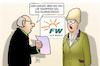 Cartoon: FW-Digital (small) by Harm Bengen tagged fax,digitalministerium,freie,wähler,bayern,landtagswahl,koalition,harm,bengen,cartoon,karikatur