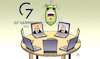 Cartoon: G7 und atomare Bedrohung (small) by Harm Bengen tagged g7,videokonferenz,atomare,bedrohung,atombombe,krieg,ukraine,russland,harm,bengen,cartoon,karikatur