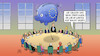 Cartoon: Gas-Notfallplan (small) by Harm Bengen tagged gas,notfallplan,eu,europa,energieminister,winter,hawaii,sparschwein,ballon,sparen,krieg,ukraine,russland,harm,bengen,cartoon,karikatur