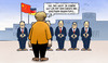 Cartoon: Geistiges Eigentum (small) by Harm Bengen tagged geistiges,eigentum,urheberrecht,kopieren,merkel,china,besuch,raute,harm,bengen,cartoon,karikatur