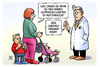 Cartoon: Glyphosat in Muttermilch (small) by Harm Bengen tagged glyphosat,werte,untersuchung,gift,unkrautvernichtungsmittel,roundup,muttermilch,stillen,baby,kind,arzt,unkraut,harm,bengen,cartoon,karikatur