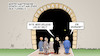 Cartoon: Grablicht (small) by Harm Bengen tagged wirtschaftsweise,licht,ende,tunnel,grablicht,wirtschaftsaussichten,konjunktur,corona,herbstgutachten,harm,bengen,cartoon,karikatur