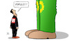 Cartoon: Grüner Populismus (small) by Harm Bengen tagged populist,grüner,populismus,spd,schäfer,gümbel,harm,bengen,cartoon,karikatur