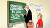 Cartoon: Grundschullehrer (small) by Harm Bengen tagged rechnen,gelernt,schule,grundschullehrermangel,2025,kind,tafel,harm,bengen,cartoon,karikatur