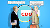 Cartoon: Gut geschlagen (small) by Harm Bengen tagged laschet,baerbock,scholz,cdu,union,wahlkampf,tv,triell,unionskreis,harm,bengen,cartoon,karikatur