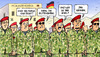 Cartoon: Guttenbergs in Kundus (small) by Harm Bengen tagged guttenberg,kundus,afghanistan,bundeswehr,truppe,einsatz,armee,besuch,weihnachten,advent,gattin,bibel,maria,joseph,josef,esel,kerner,talkshow,show