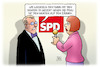 Cartoon: Haare (small) by Harm Bengen tagged wechseln,mann,haaren,gesicht,frau,zähne,spd,schulz,nahles,parteichefin,interview,harm,bengen,cartoon,karikatur