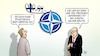 Cartoon: Halbe Norderweiterung (small) by Harm Bengen tagged nato,norderweiterung,unfertig,tuerkei,lieferdienst,geweih,schweden,finland,elch,uhrzeit,harm,bengen,cartoon,karikatur