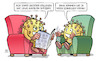 Cartoon: Hamilton infiziert (small) by Harm Bengen tagged kollege,lewis,hamilton,infiziert,corona,viren,virus,sessel,zeitung,lesen,formel,eins,rennfahrer,geschwindigkeit,schnell,harm,bengen,cartoon,karikatur