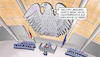 Cartoon: Heizungsgesetz im Bundestag (small) by Harm Bengen tagged heizungsgesetz,bundestag,raumtemperatur,sauna,schweiss,bundesadler,adler,schwitzen,heiss,harm,bengen,cartoon,karikatur