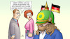 Cartoon: Hofreiter denkt (small) by Harm Bengen tagged hofreiter,gruene,pickelhaube,denkkappe,einsatz,westlicher,waffen,russland,ukraine,krieg,harm,bengen,cartoon,karikatur