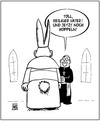 Cartoon: Hoppeln (small) by Harm Bengen tagged hoppeln,papst,ostern,hase