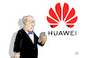 Cartoon: Huawei (small) by Harm Bengen tagged huawei,telefon,handy,kommunikationstechnologie,internet,konzern,china,usa,spionage,urheberschutz,ideeklau,technologietransfer,harm,bengen,cartoon,karikatur