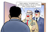 Cartoon: Humorpolizei (small) by Harm Bengen tagged gabriel,humorpolizei,sitzen,stehen,pinkeln,akk,kramp,karrenbauer,fasching,karneval,witz,scherz,transgender,toiletten,harm,bengen,cartoon,karikatur