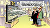 Cartoon: IFA 3D-Fernsehen (small) by Harm Bengen tagged ifa,3d,fernsehen,tv,funkausstellung,neuheiten,bildschirm,brille,hai,verkäufer,käufer,kunde,kanzlerin,merkel,sofa