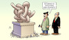 Cartoon: Infektionsknoten (small) by Harm Bengen tagged infektionsschutzgesetz,corona,lauterbach,buschmann,bildhauer,knoten,kunstwerk,harm,bengen,cartoon,karikatur