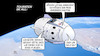 Cartoon: Inspiration4 (small) by Harm Bengen tagged touristen,weltall,weltraum,astronauten,raumschiff,tesla,musk,spacex,dragon,all,inspiration4,andenken,unzufrieden,meckern,harm,bengen,cartoon,karikatur