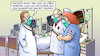 Cartoon: Intensivstation-Auslastung (small) by Harm Bengen tagged intensivstation,auslastung,bett,ungeimpfter,corona,impfung,arzt,ärzte,krankenhaus,harm,bengen,cartoon,karikatur