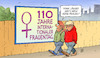 Cartoon: Internationaler Frauentag 110 Ja (small) by Harm Bengen tagged frauen,zaun,jugendliche,internationaler,frauentag,2021,110,jahre,harm,bengen,cartoon,karikatur