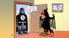 Cartoon: IS-Rückkehrer (small) by Harm Bengen tagged sohn,darth,vader,starwars,is,islamischer,staat,rückkehrer,kämpfer,türkei,bundesadler,deutschland,harm,bengen,cartoon,karikatur