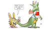 Cartoon: Jahr des Hasen (small) by Harm Bengen tagged jahr,des,hasen,china,covid,corona,virus,drache,neujahrsfest,sekt,harm,bengen,cartoon,karikatur