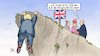 Cartoon: Johnson am Abgrund (small) by Harm Bengen tagged finger,treten,auslosung,losen,boris,johnson,abgrund,gb,uk,mp,pm,harm,bengen,cartoon,karikatur