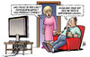 Cartoon: Jolie-Brüste (small) by Harm Bengen tagged demografiegipfel,nsu,prozess,streiks,neuigkeiten,tv,angelina,jolie,brüste,busen,amputieren,brustkrebs,harm,bengen,cartoon,karikatur