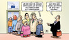 Cartoon: Juncker-Kommission (small) by Harm Bengen tagged juncker,kommission,eu,europaeisches,parlament,wahl,anhoerungen,besucher,gruppe,wanne,eickel,harm,bengen,cartoon,karikatur