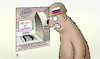 Cartoon: Karte gesperrt (small) by Harm Bengen tagged karte,gesperrt,swift,sanktionen,banken,geldautomat,bankautomat,tastatur,bär,frieden,russland,ukraine,krieg,einmarsch,angriff,harm,bengen,cartoon,karikatur