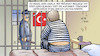 Cartoon: Kavala lebenslänglich (small) by Harm Bengen tagged unesco,weltkulturerbe,erdogan,lebenslaenglich,gefaengnis,knast,kavala,tuerkei,harm,bengen,cartoon,karikatur