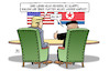 Cartoon: Kim und Trump (small) by Harm Bengen tagged twitter trump kim jong un nordkorea usa treffen gipfel harm bengen cartoon karikatur