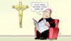 Cartoon: Kirchen-Abstand (small) by Harm Bengen tagged kirchen,abstand,jesus,kruzifix,kreuz,priester,mundschutz,corona,coronavirus,ansteckung,pandemie,epidemie,krankheit,schaden,harm,bengen,cartoon,karikatur